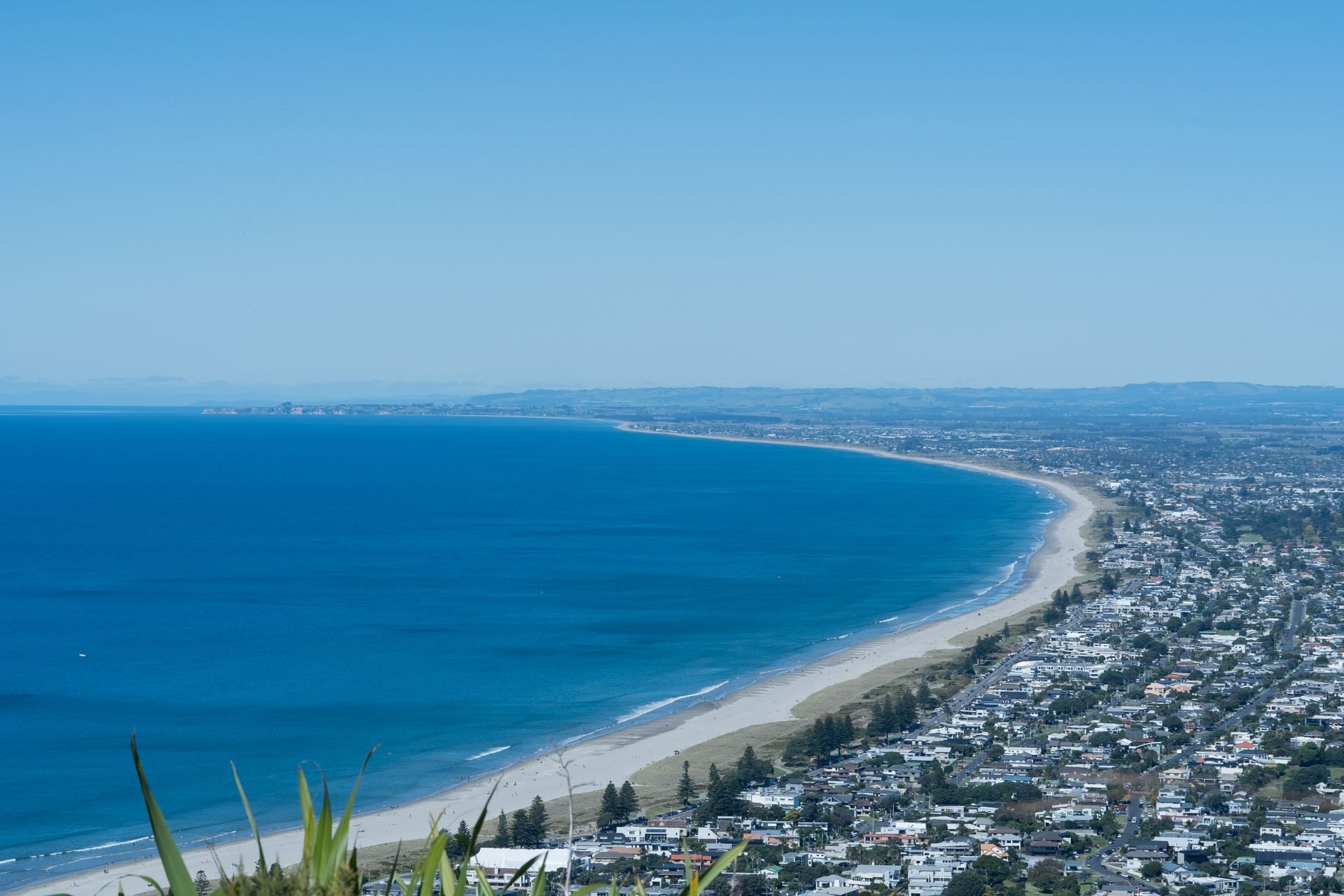 Wider Mount Maunganui coastal area near Arataki